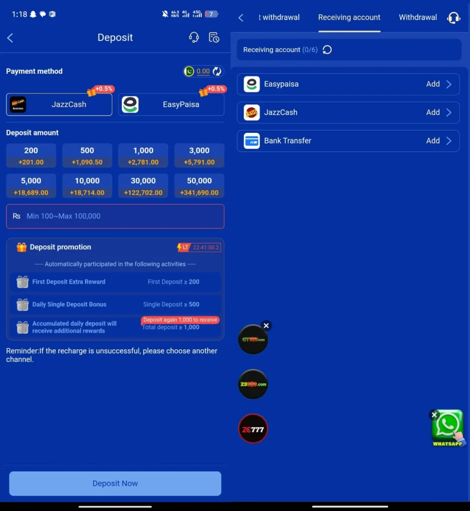988win game deposit and withdrawal